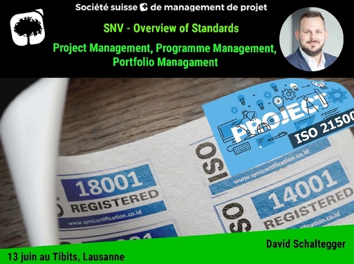 SNV   Overview of standards : Project Management, Program Management, Portfolio Management